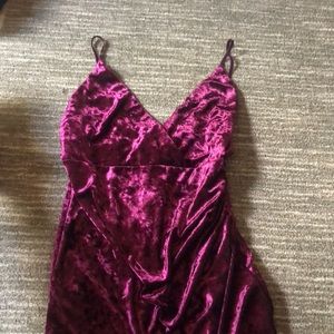 Forever 21 purple Felt dress